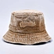 washed cotton bucket hats